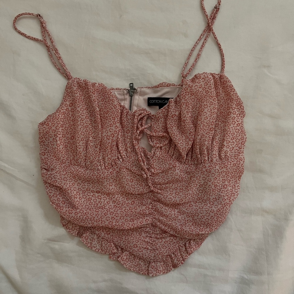American Threads crop top